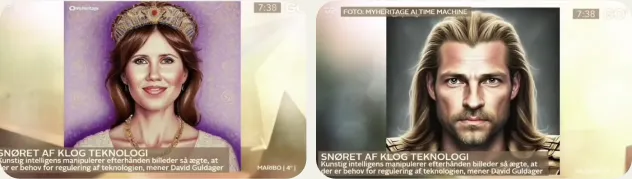 Go’ morgen Danmark segment on AI Time Machine